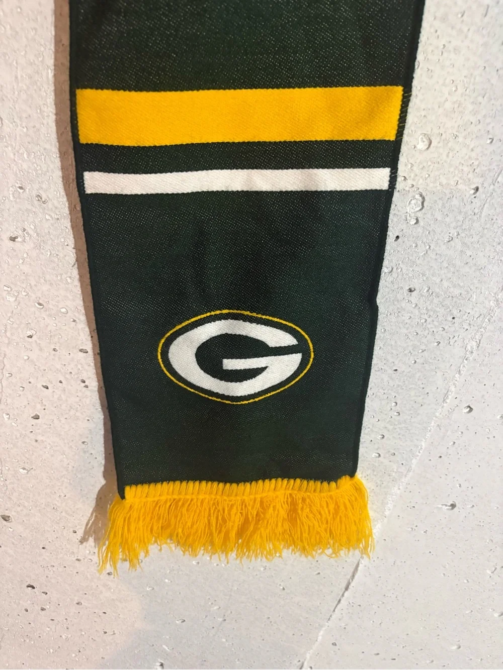 Lot of 2 Green Bay Packers Logo Scarves